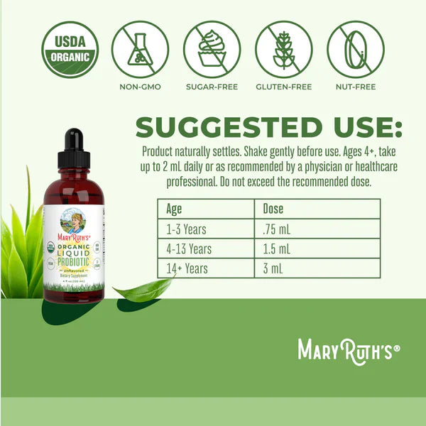 Organic Liquid Probiotic 4oz