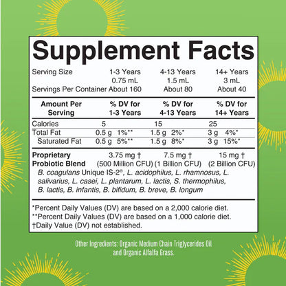 Organic Liquid Probiotic 4oz